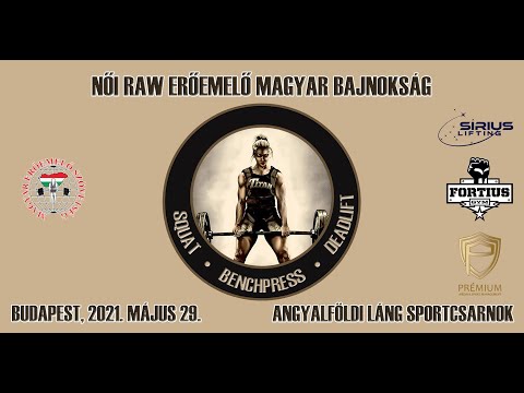 Embedded thumbnail for Női RAW Erőemelő Magyar Bajnokság - 2021, Budapest - Highlight
