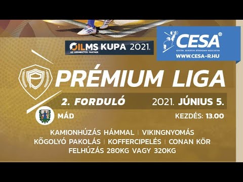 Embedded thumbnail for CESA® Strongman Prémium Liga 2. forduló, Mád 2021