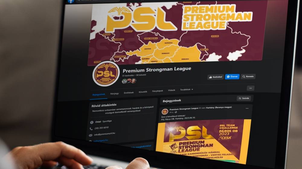 Elindult a PSL-Premium Strongman League Facebook oldalunk